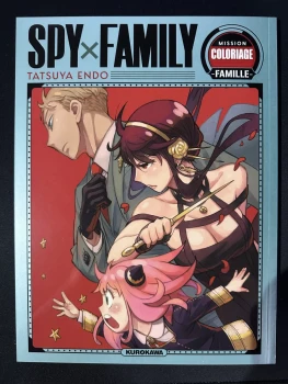 spy x familly cahier de coloriage