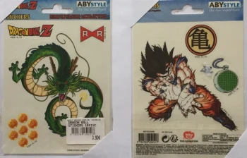 Goodies Manga Shonen Dragon Ball Planche Stickers Collection Abystyle
