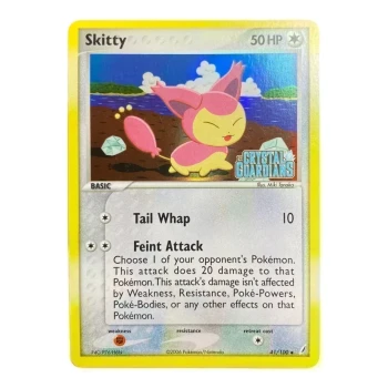 CARTE POKEMON SKITTY REVERSE CRYSTAL GUARDIANS ANGLAIS 41/100