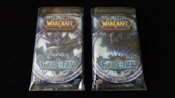 2x Boosters WoW TCG : 'La Guerre du Fléau', éd. Upper Deck 2009
