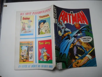 Batman Géant N°3 Pour Une Nuit // Sagedition De 1972