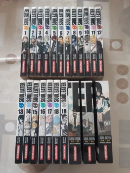 Lot 22 mangas - Soul eater - integrale 25 tomes