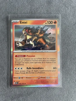 Carte Pokémon - ENTEI 030/197 - Holo - Flammes obsidiennes