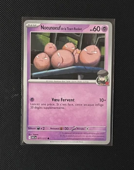 Carte Pokémon - Noeunoeuf de la Team Rocket 77/217 - Héros Transcendants