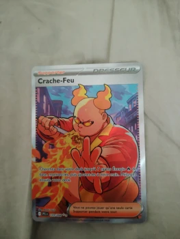 Carte pokémon crache feu