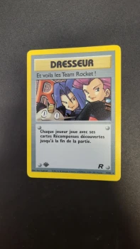 Pokémon Dresseur Et Voilà Les Team Rocket 15/82 Édition 1 EX NM 🤩 Rocket Holo PCA PSA