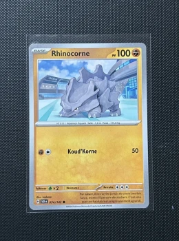 Carte Pokémon - Rhinocorne 74/142 - Couronne Stellaire