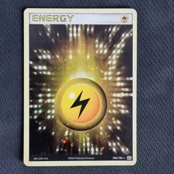 Carte Pokemon Energie élecrique Holo 104/106 - Ex Emeraude (2005)