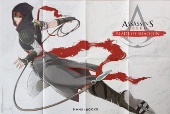 Poster Seinen Manga Assassin's Creed Blade of Shao Jun Mana Books