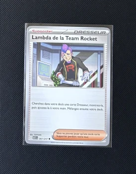 Carte Pokémon - Lambda de la Team Rocket 207/217 - Héros Transcendants