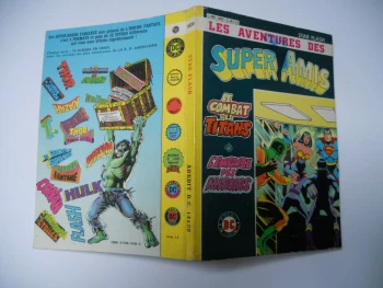 Les Aventures Des Super Amis" Recueil Album Relie N°6020 Avec Le N° 5 Le Combat Des Titans Et Le N° 6 L'emprise Des Miroirs -Arédit- 1982 Interieur Comme Neuf