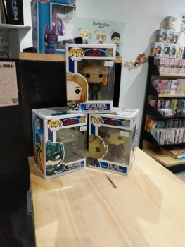 Lot de 3 Funko Pop Marvel Captain Marvel