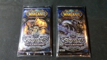 Art Set Boosters WoW TCG : La Guerre du Fléau' La Couronne de Glace' éd. 2010 FR