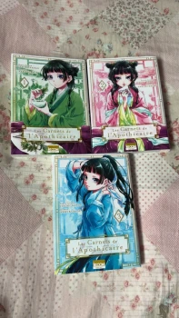 Lot 3 mangas Les Carnets de l’Apothicaire