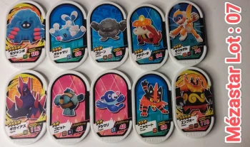 🇯🇵 Mézastar Pokémon 🇯🇵  10 pieces Lot N°#07