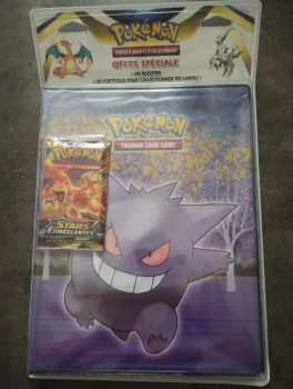 Portfolio Ectoplasma + Booster Pokémon Star Etincelantes Dracaufeu Neuf Scellé