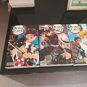 lot mangas demon slayer n°1-2-3 - excellent état