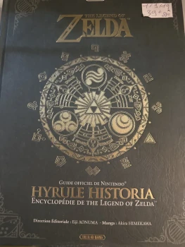 Livre encyclopédie officiel Zelda hyrule historia