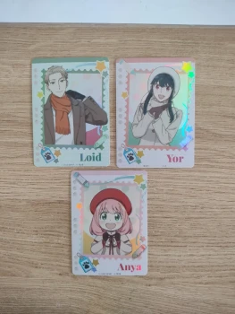 Carte Spy X Family Yor, Loid et Anya Forger