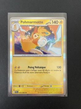 Carte Pokémon - POHMARMOTTE 034/094 - Holo - Flammes Fantasmagoriques
