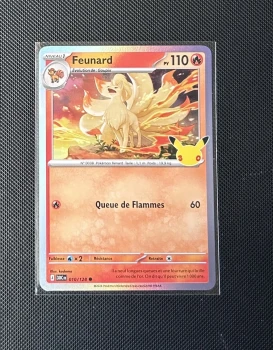 Carte Pokémon - Feunard 10/128 - Holo - 30ème Anniversaire