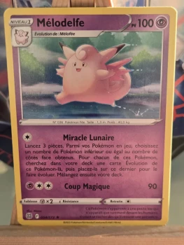 POKEMON FRANCAISE CARD RARE CARTE Mélodelfe 054/172 FR VF NM