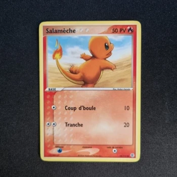 Carte Pokemon : Salamèche - Rouge Feu & Vert Feuille