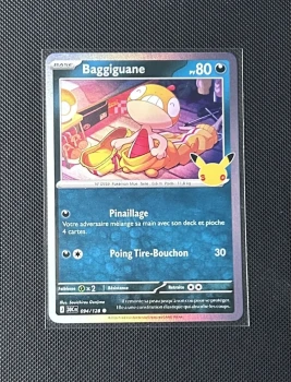 Carte Pokémon - Baggiguane 94/128 - Holo - 30ème Anniversaire