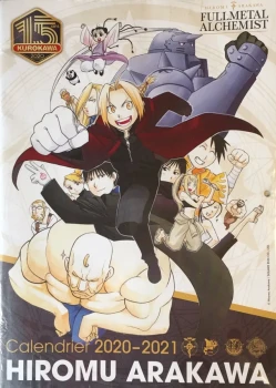 Goodies Manga Hiromu Arakawa Calendrier Mural Collection Kurokawa