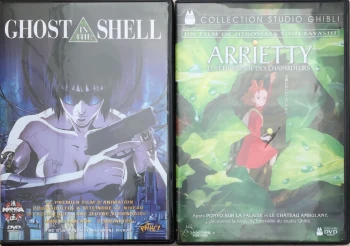 DVD Anime Manga Ghost In The Shell & Studio Ghibli Arietty