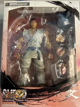 Boîte figurine super street fighter 4 arcade édition play arts neuf scellé