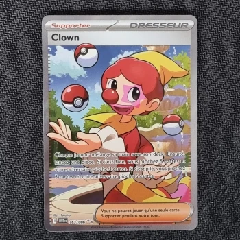 Carte pokemon Clown 163/086 FA - EV10.5  Flamme Blanche