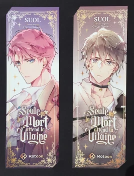 Marque Page Manga Seule La Mort attend La Vilaine Kotoon