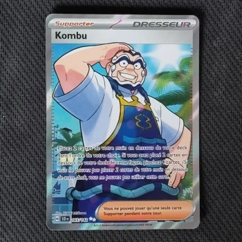 Carte pokemon Kombu 165/142 FA - EV7  Couronne Stellaire (2024)