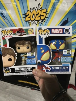Funko pop! San Diego ComicCon Málaga SpiderboyLimited Edition 9500pzs y Tim Murphy