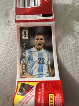 Sticker panini Coca-Cola coupe du monde 2026 Lautaro Martinez