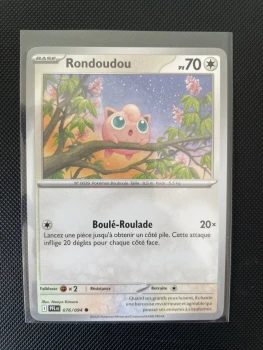 Carte Pokémon - RONDOUDOU 076/094 - Flammes Fantasmagoriques