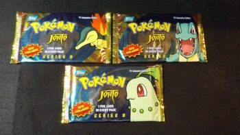 Booster Pokémon, Art Set Collection Topps FR TV Animation Serie 3 Johto