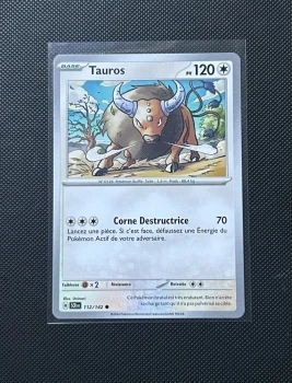 Carte Pokémon - Tauros 112/142 - Couronne Stellaire