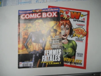 comic box N°32 + supplement the cow + poster thunderbolts et vertigo TBE