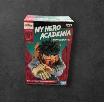 Figurine Izuku - My Hero Academia - bravegraph vol. 1 (Banpresto) - 14 cm