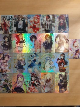 Lot 21 cartes Goddess Story NSS (mr zr mc ur ssr) Anime Manga