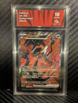 Yveltal ex 105/088 Equilibre Parfait 2026 FR CollectAura 10 Gem Mint