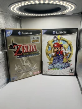 Zelda The Wind Waker + Mario Sunshine Nintendo GameCube - Pal Ntsc Bundle Lot