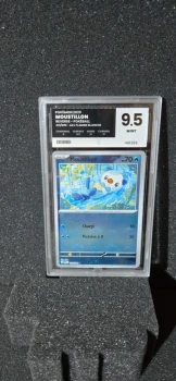 Carte gradée Pokemon, Pure Grading 9.5, Moustillon pokéball