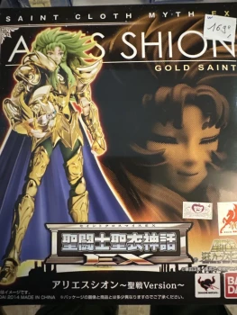 Boîte figurine Aries shion bélier or ex saint seiya neuf scellé