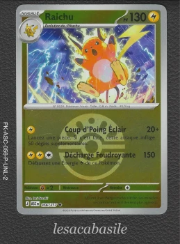 Raichu 056/217 reverse Pokeball - ME2.5 - Héros Transcendants (2026)