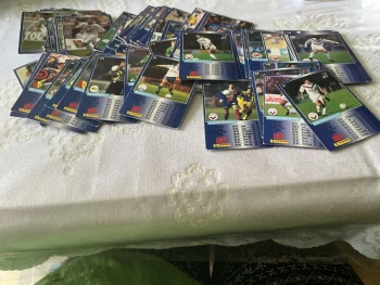 Lot de 119  cartes panini official football UNFP saison 1994/1995