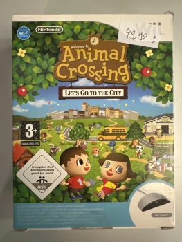 Jeu wii animal crossing collector neuf