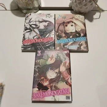 Manga bakemonogatari tomes 1 à 3